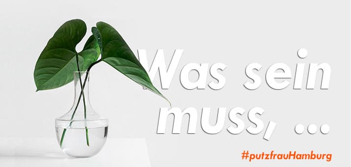 Wir wollen. Sie auch? #putzfrauHamburg